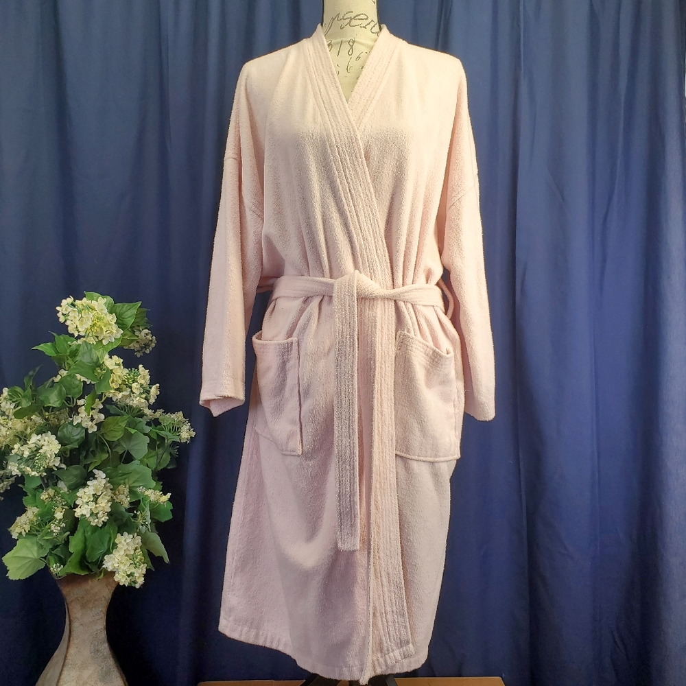 Secret Treasures Women's Bathrobe/Kimono Tie Waist Terrycloth Size XL